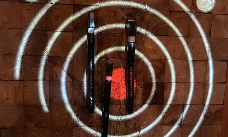 Axe Throwing with Smart Lanes, Touch-Screen Tab, & Expert Coaching