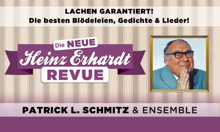 "Die Neue Heinz Erhardt Revue" mit Patrick L. Schmitz in 12 Städten