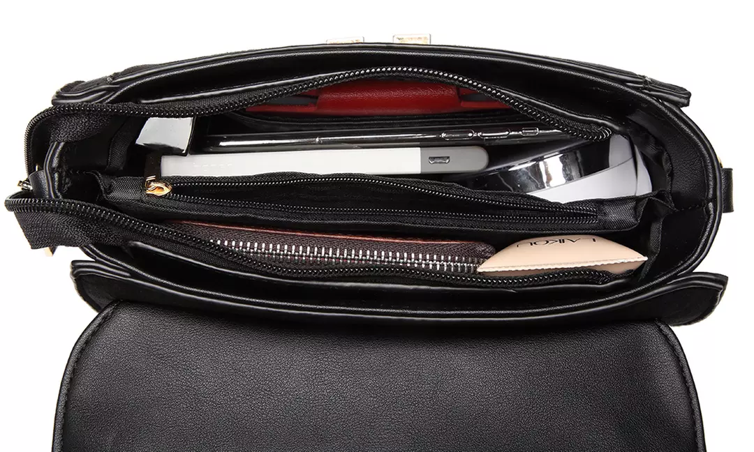 Christmas Gift: Miss Lulu Women Fashion Crossbody Handbag