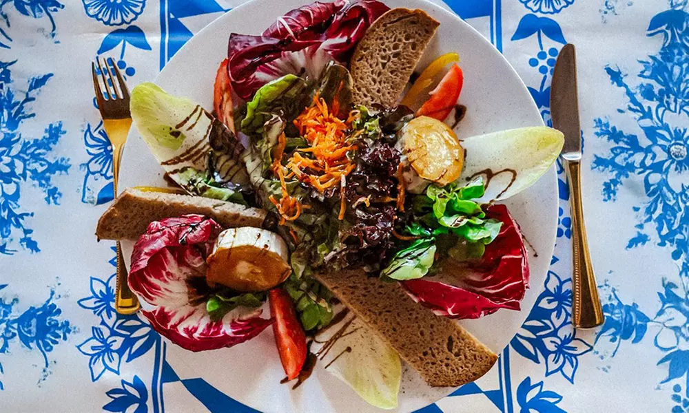 Schweineschnitzel mit Meerrettich & Löffelpommes für 1-4 Personen