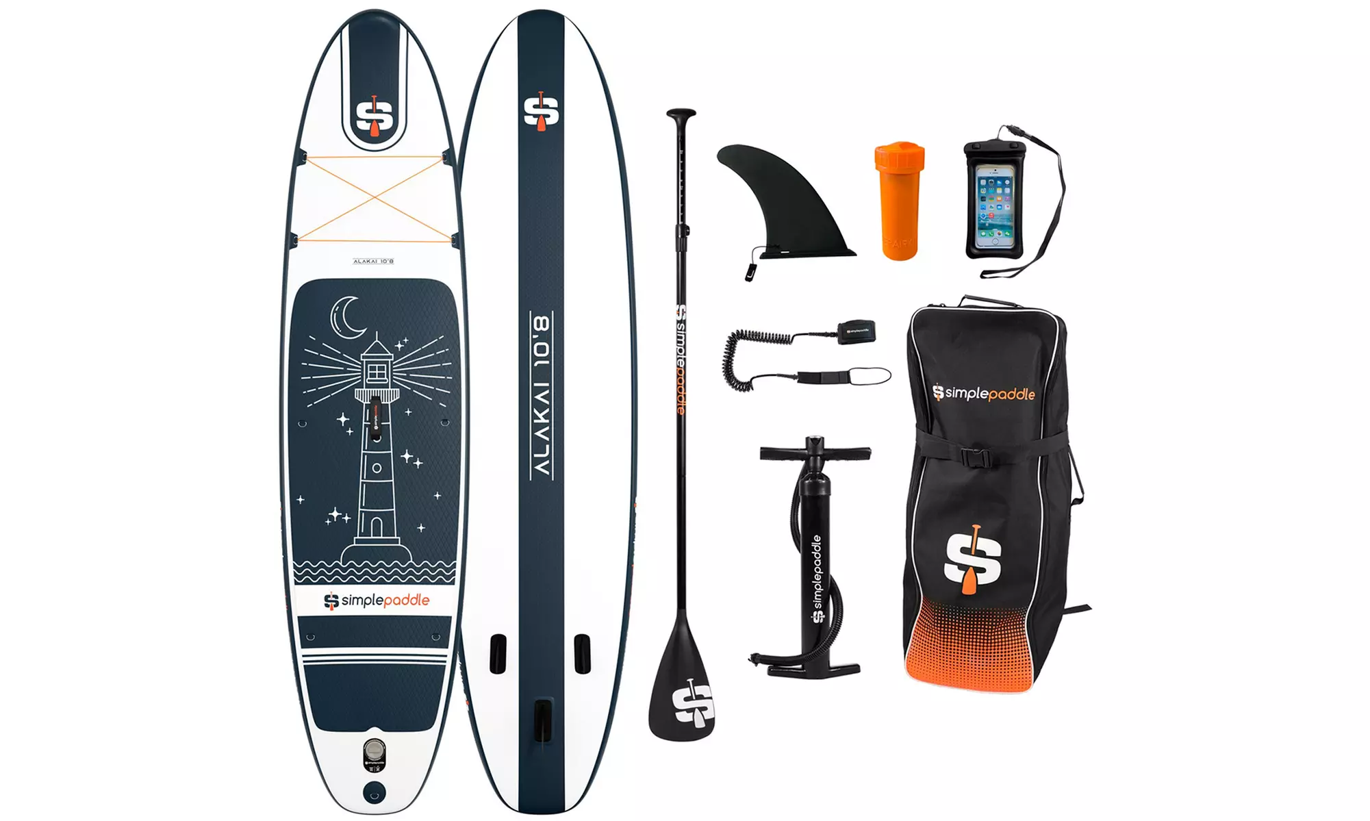 SIMPLE-PADDLE aufblasbares Stand-Up-Paddle-Brett oder Transporttasche