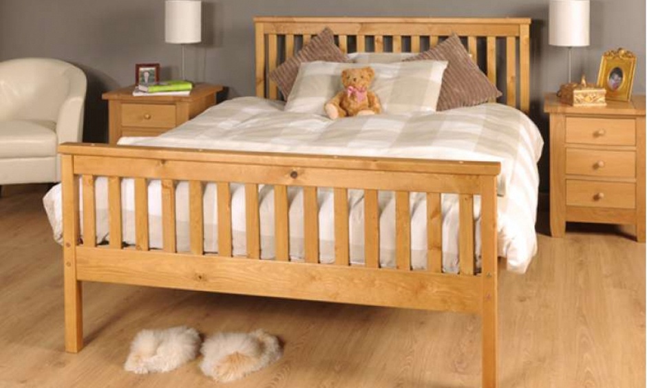 Sardinia Solid Wood Bed Frame with Optional Mattress