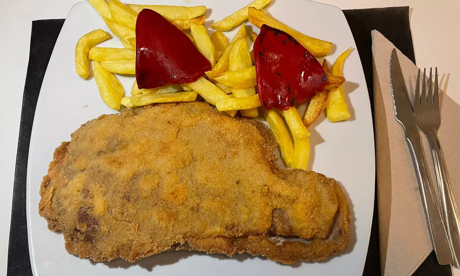 Menú cachopón en el restaurante Valverde ★★★