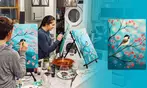 Premium Paint Nite Painting Set with OnDemand Virtual Painting Class
