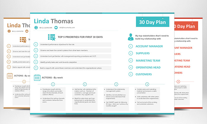 11 Designer Resume Templates + 30-Day Planner Template + Job Hunt ...