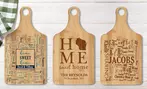 Custom Engraved Bamboo Cutting Board - Personalized Gift (Up to 50% Off)