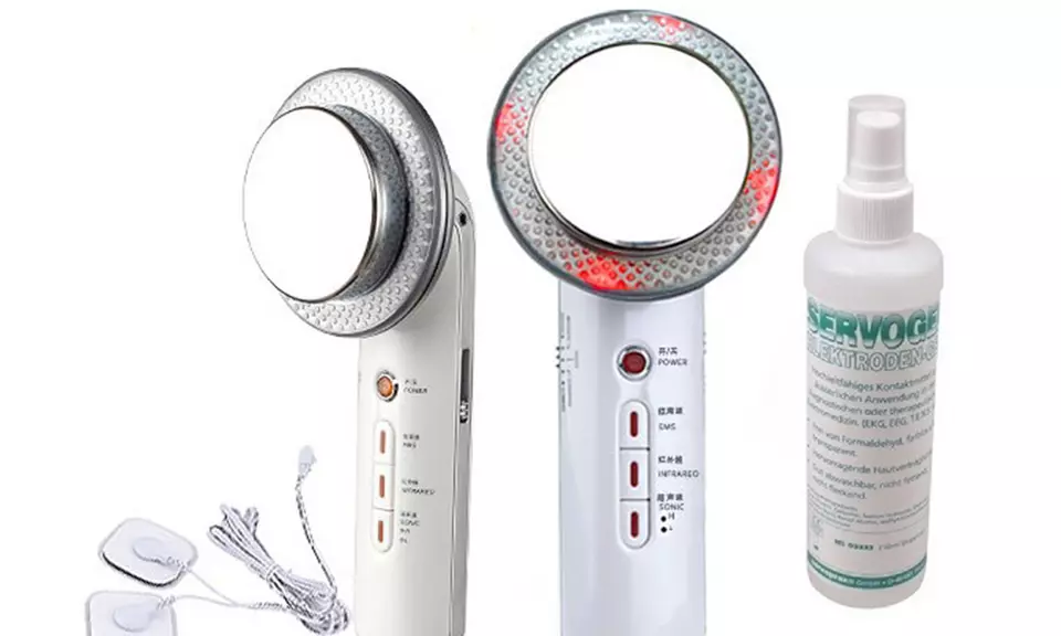3-in-1 Beauty-Gerät mit Ultraschall, EMS und Infrarot