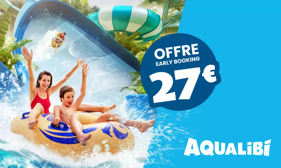 Aventure aquatique à Aqualibi : toboggans, vagues et relaxation