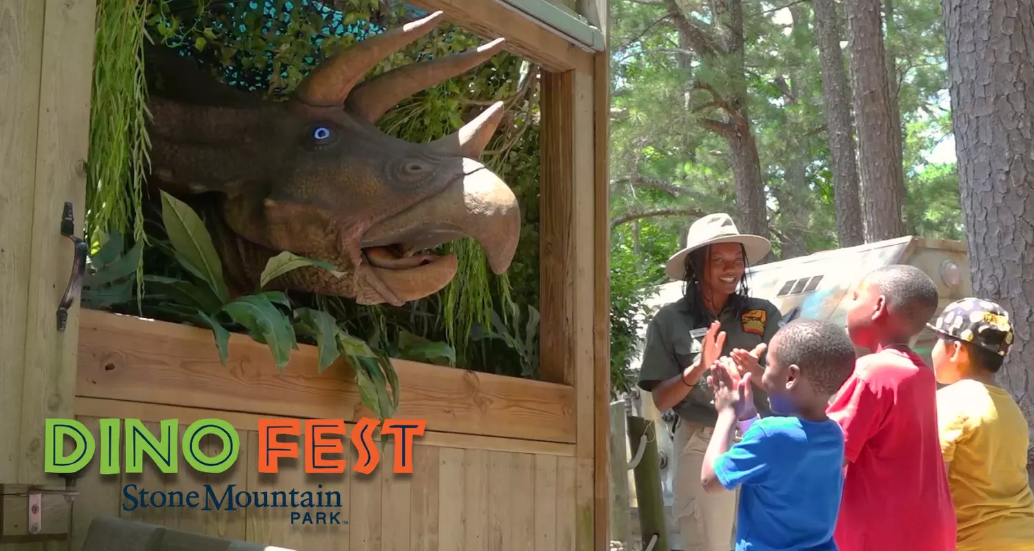 Lakeside Zipline, Aerial Obstacles & Dino Fest at Stone Mountain Park (Save up to 50%)