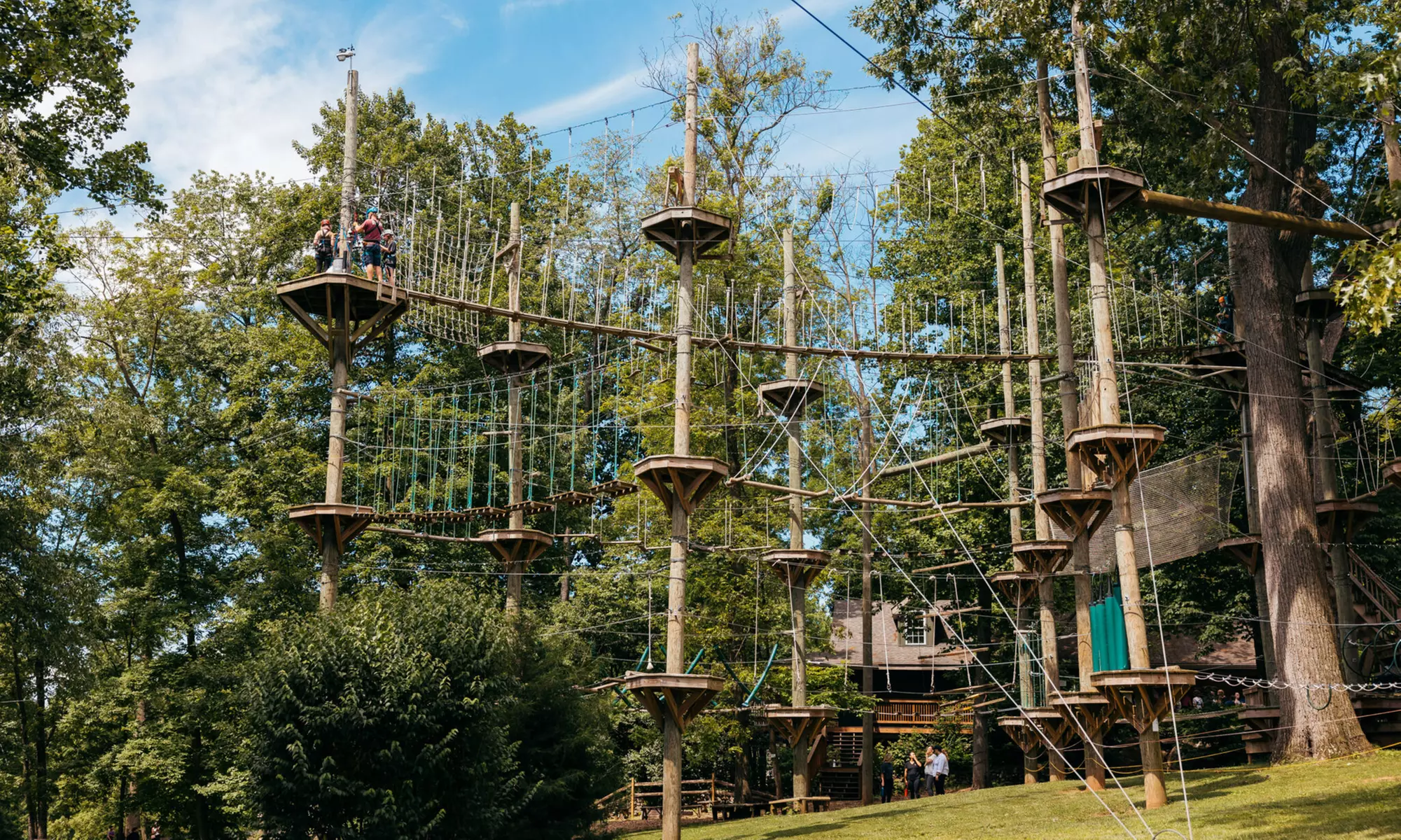 Enjoy Outdoor Thrills with Adventure Course & Zipline Fun