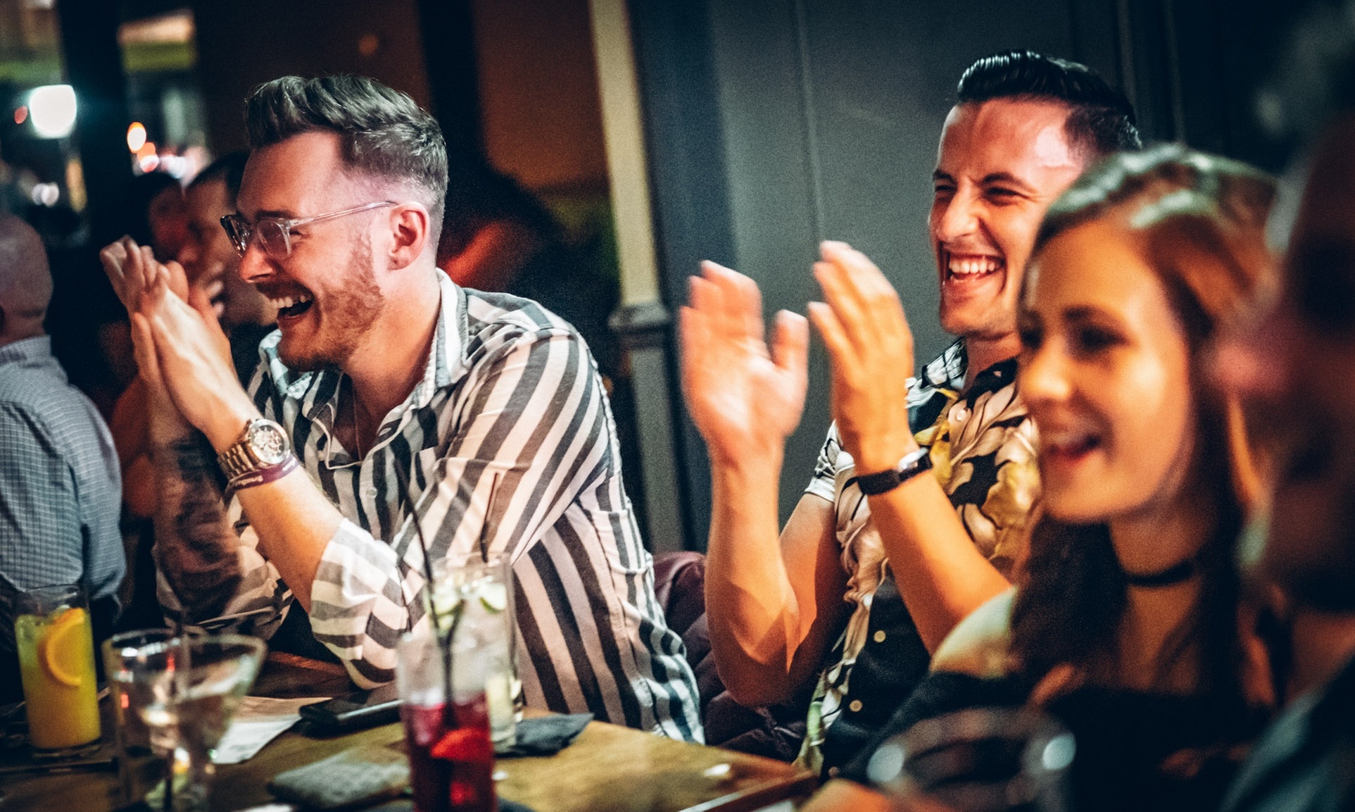 Saturday night comedy show for One/Two People Comedy Cabaret Glasgow