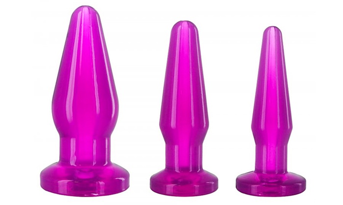 Up To Off On Flexible Anal Plug Starter Kit Groupon Goods