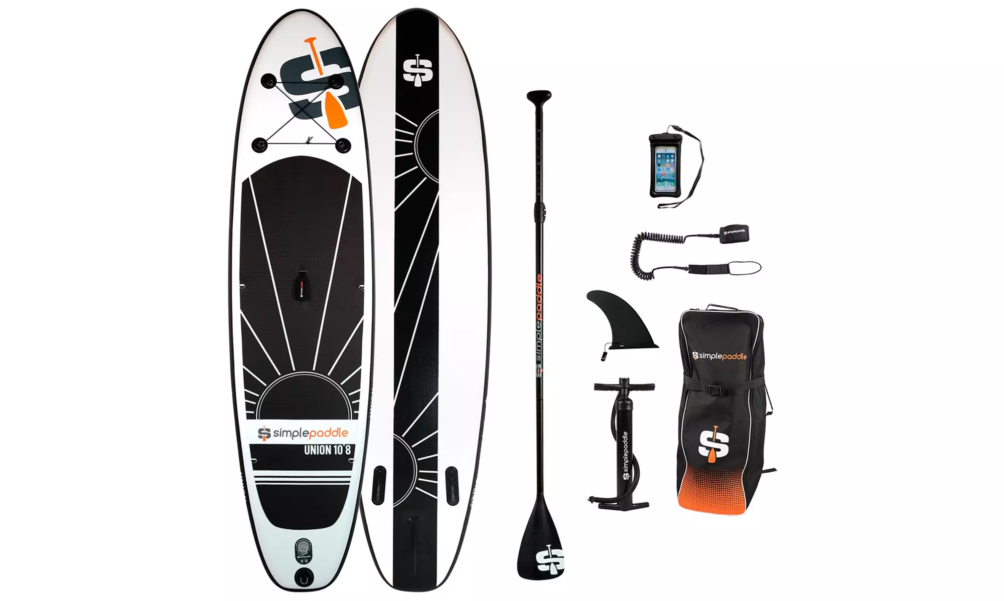 SIMPLE-PADDLE aufblasbares Stand-Up-Paddle-Brett oder Transporttasche