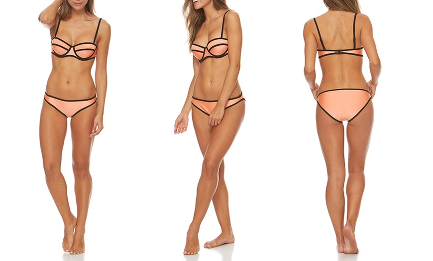 Bra Society Neoprene Bikini Set Groupon Goods