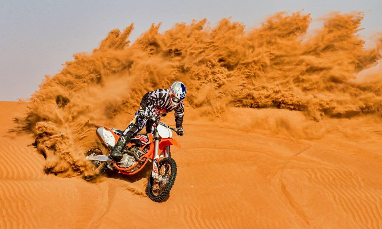 Self-Drive Dirt Bike Adventure in Open Desert