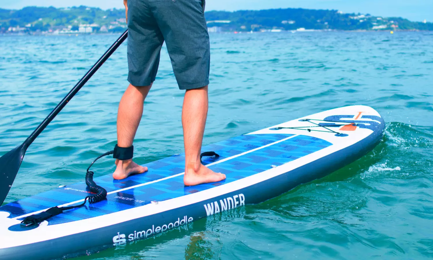 SIMPLE-PADDLE aufblasbares Stand-Up-Paddle-Brett oder Transporttasche