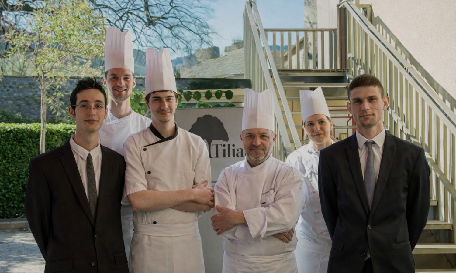 Menu gourmand 7 services avec accords mets et vins en option au Tilia