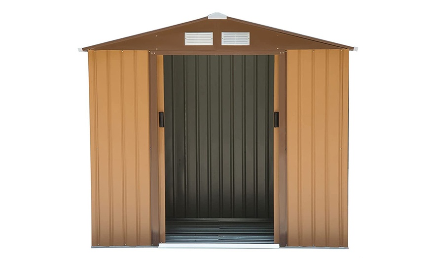 Up To Off Outsunny Lockable Storage Shed Groupon