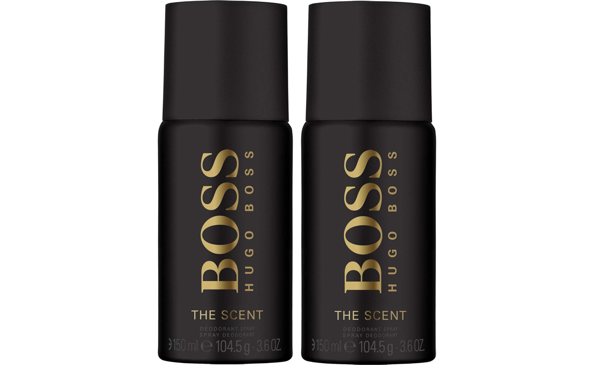 Two Packs of Hugo Boss The Scent Deodorant Sprays