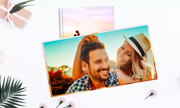 Custom Image-wrap Layflat Hardcover Photo Book from Printerpix (Up to 84% Off). Five Options Available. - Second Medium