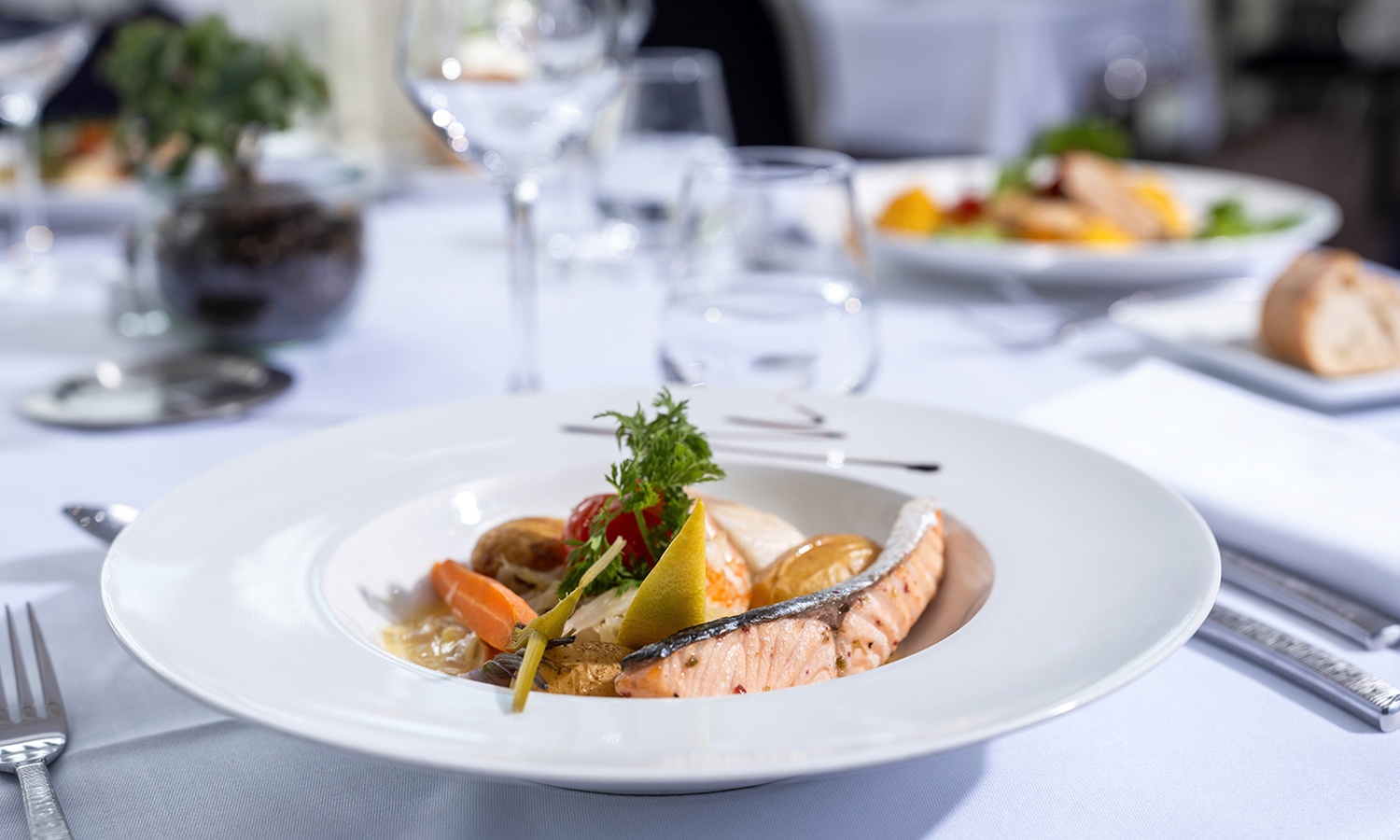 Menu des plaisirs en 3 services à La Brasserie de La Baule