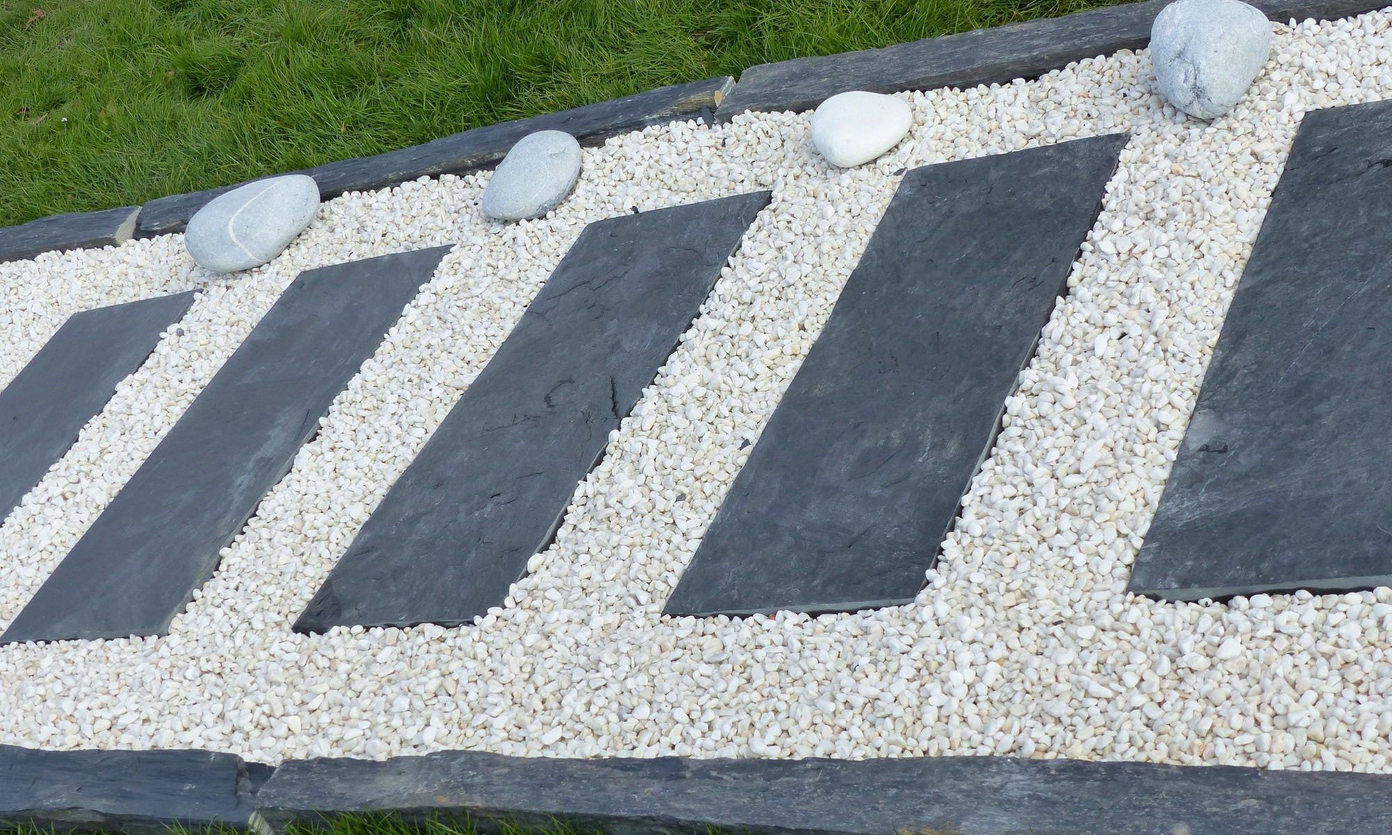 Pack Rechteckige Trittsteine 60x30