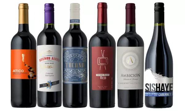 6-, 15-, 18-Bottle Cabernet Wine Sampler from Splash Wines (Up to 81% Off). Three Options Available. - Second Medium