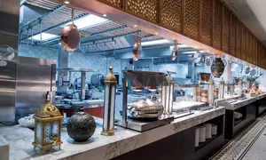 Breakfast Buffet with Beverages for Two, Three, Four Adults or One Child at Artisan Kitchen at 5* Bab Al Qasr