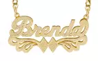 Custom Name Necklace Double Plated (Up to 75% Off)