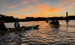 Glass Bottom Kayak LED Night Tour Deal - 75-Minute Fish Feeding Discount