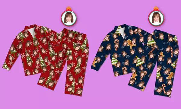 Full or Half Set of Custom Pajamas from Justyling (Up to 81% Off) - Second Medium