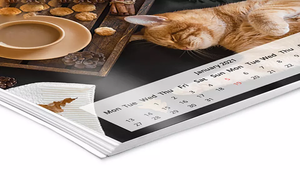 Votre année en images : calendrier personnalisé avec PhotoGifts