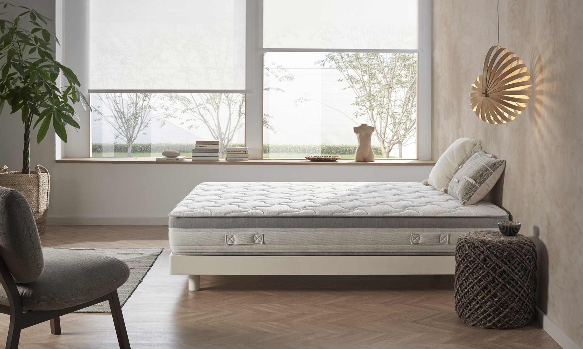 Colchón de muelles ensacados Paradise con viscogel