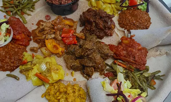 Äthiopisches 3-Gänge-Menü für 1, 2 oder 4 Personen