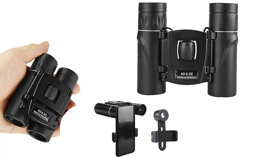 1x oder 2x Fernglas mit Smartphone-Halterung