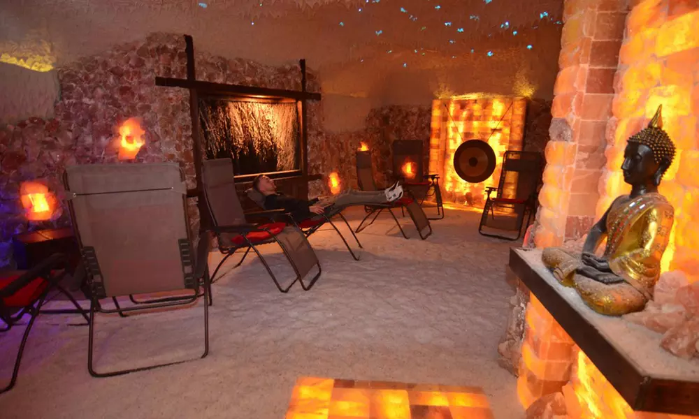 Salzgrotte inkl. Sole-Vernebelung