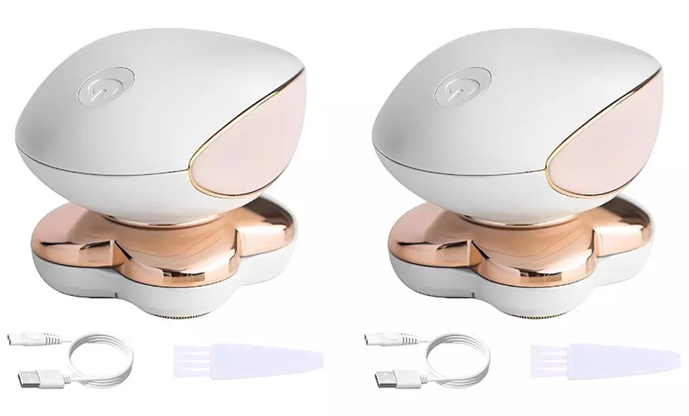 1x oder 2x elektrischer Rasierer mit 4 Schneidköpfen für Damen