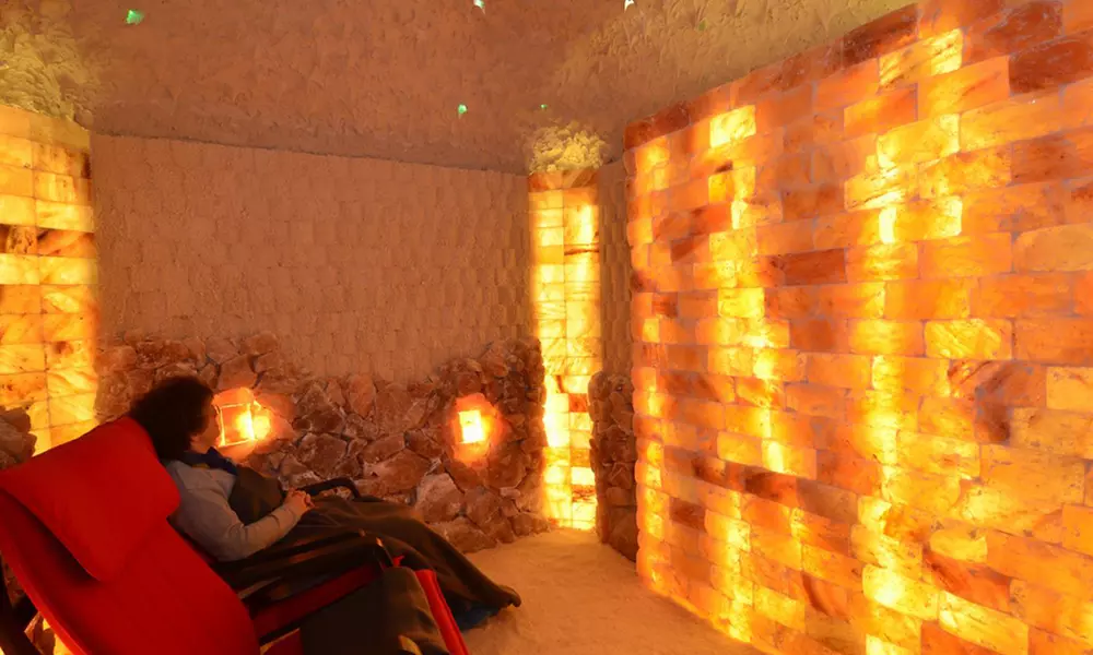 Salzgrotte inkl. Sole-Vernebelung