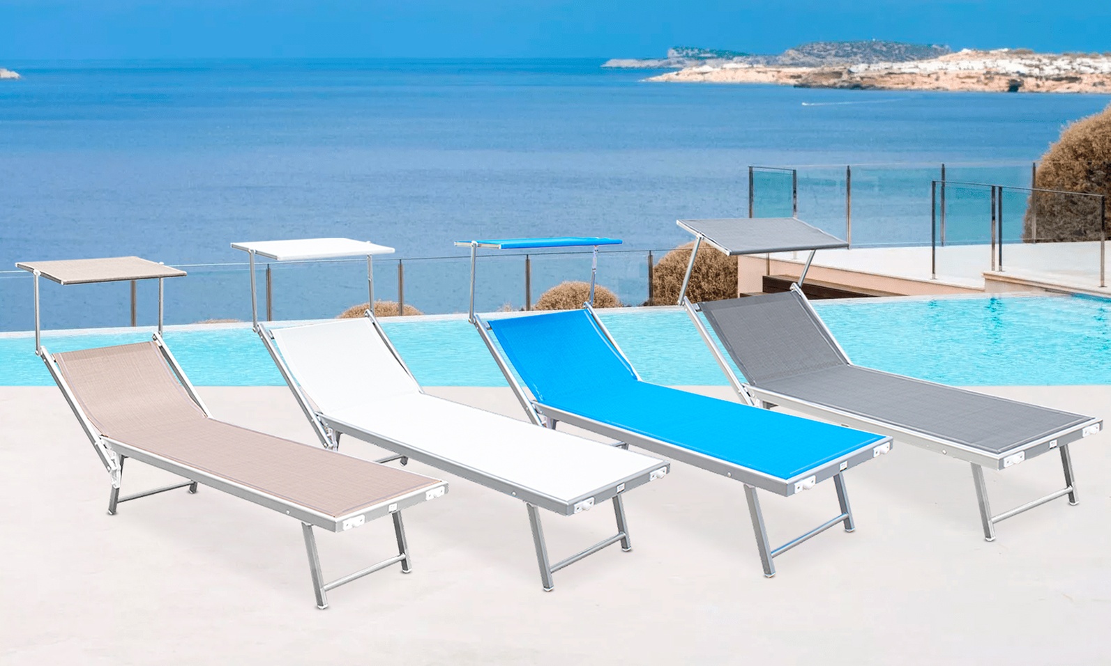 1 o 2 lettini prendisole Luxurious