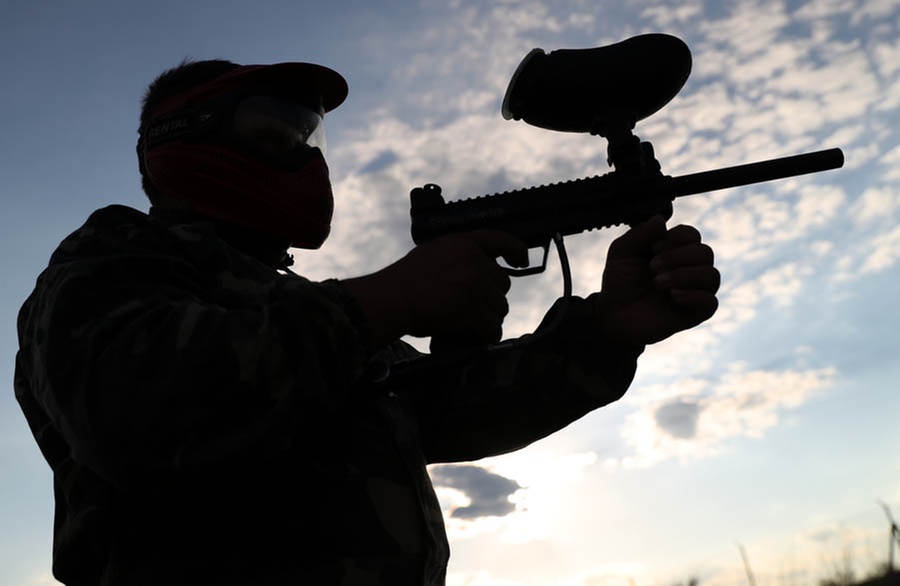 Partida de paintball