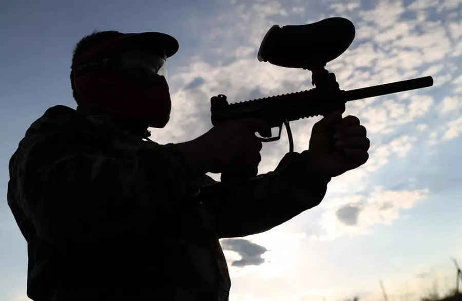 Partida de paintball