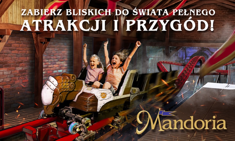 Mandoria Miasto Przygód: Bilety jednodniowe dla 1-4 osób