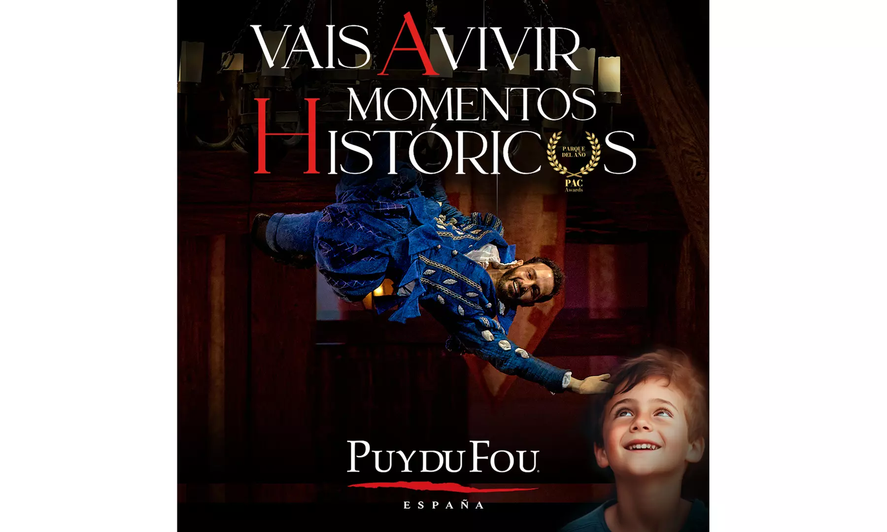 Puy du Fou: entrada para niño o adulto con opción a espectáculos