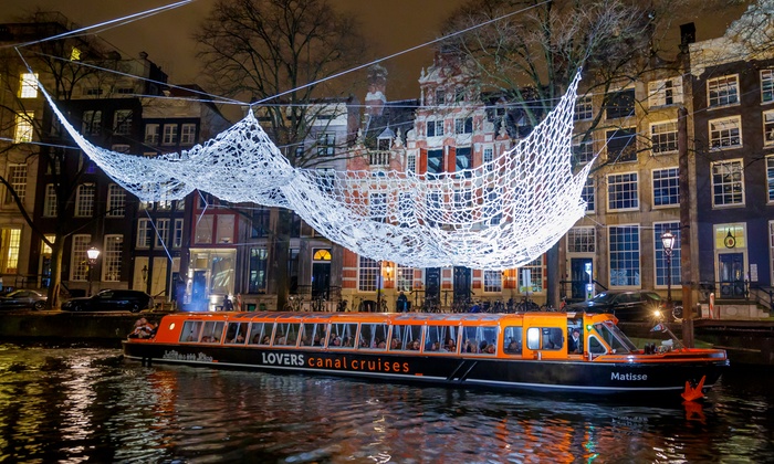 Rondvaart A Dam Light Festival Rederij Lovers Groupon