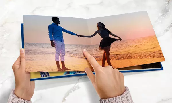 Custom Image-wrap Layflat Hardcover Photo Book from Printerpix (Up to 84% Off). Five Options Available. - Second Medium