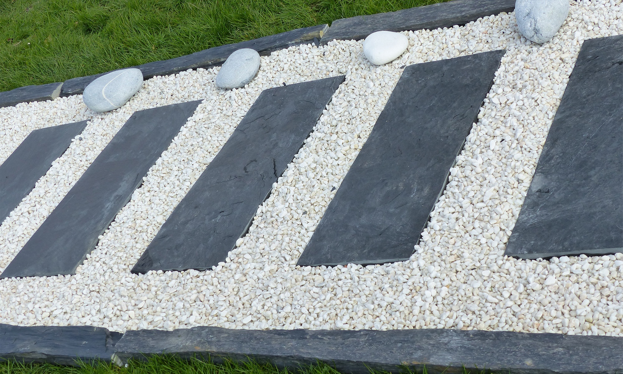 Pack Rechteckige Trittsteine 80x30