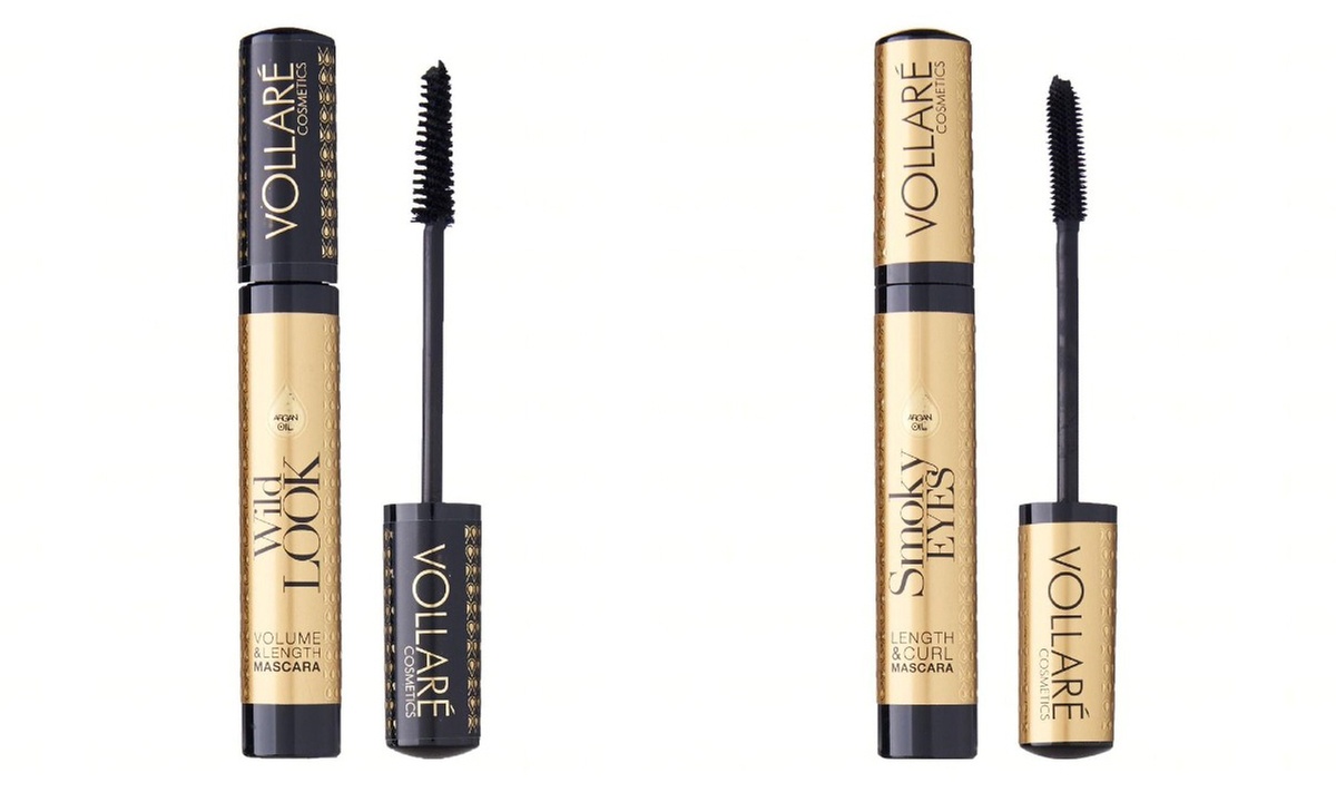 Vollare Cosmetics Smoky Eyes or Wild Look Mascara with Argan Oil 12ml