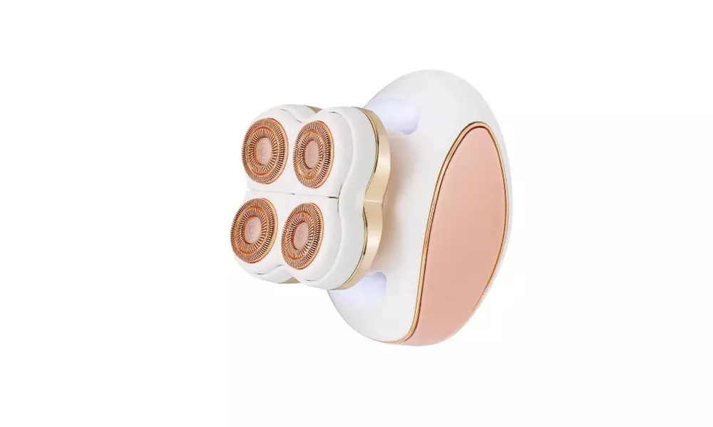 1x oder 2x elektrischer Rasierer mit 4 Schneidköpfen für Damen