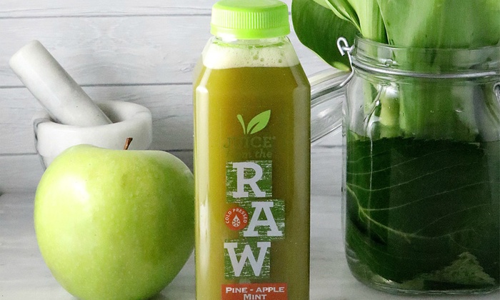 Organic Juice Cleanses Juice From The Raw Groupon