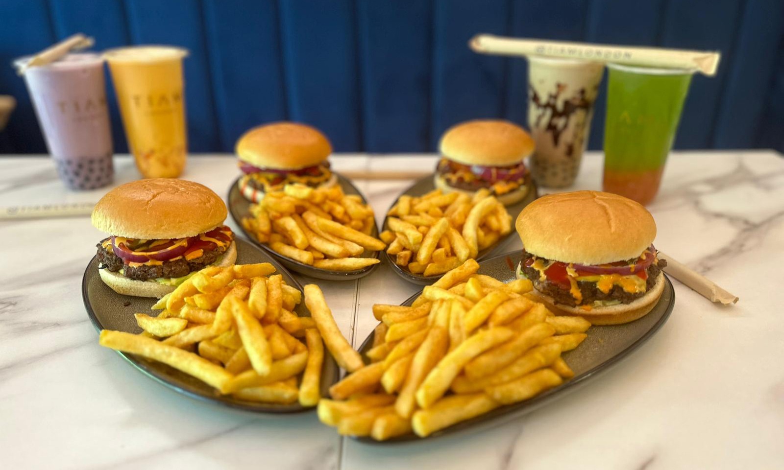 Signature Burger with Fries